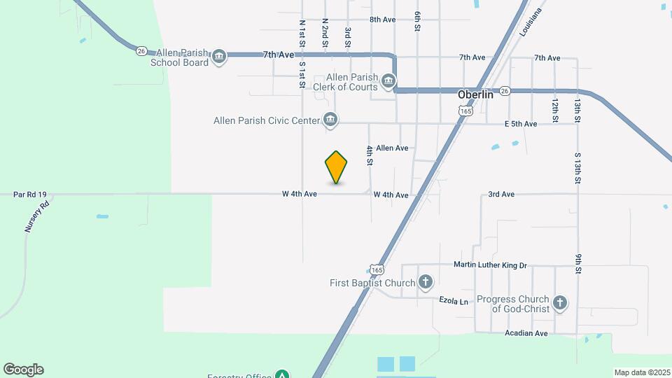 608 W 4th Ave Map and Location Details