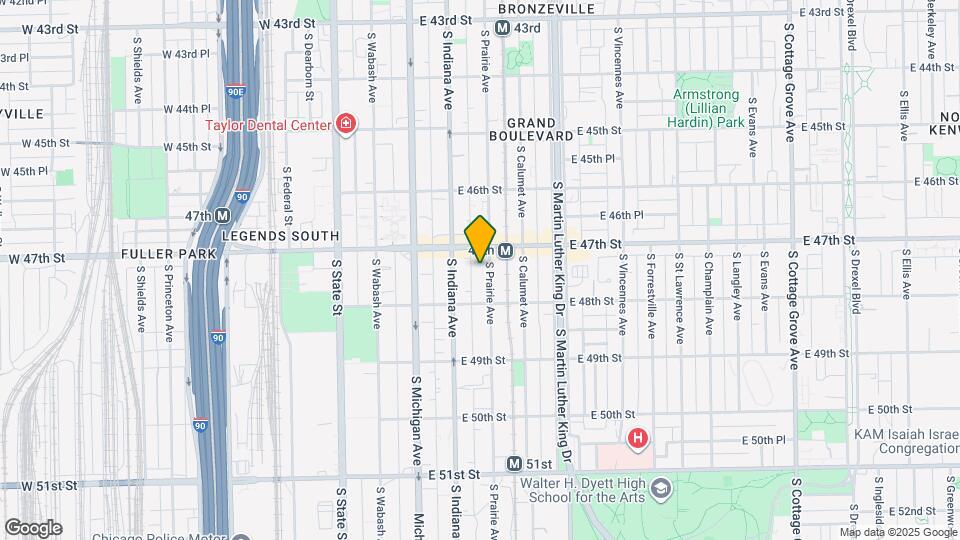 4724 S Prairie Ave Map and Location Details