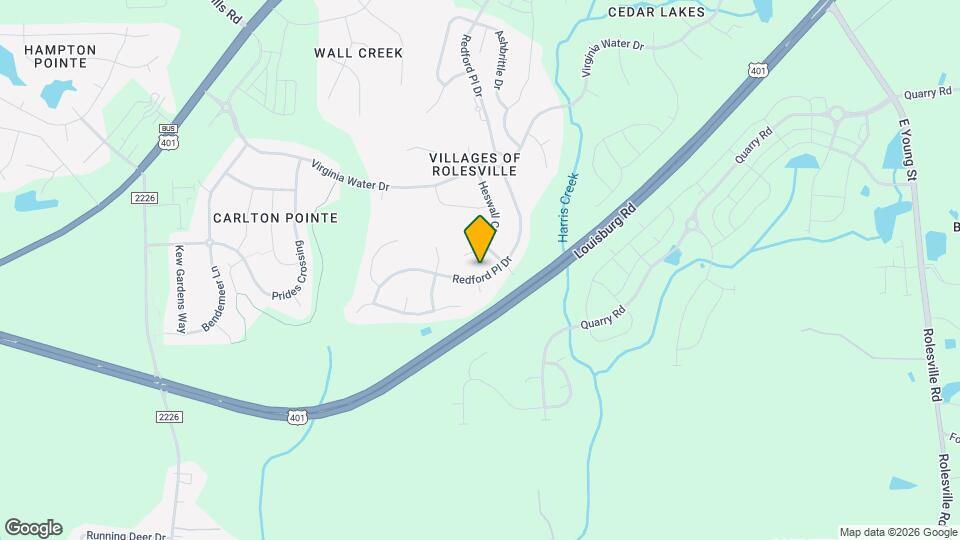 614 Redford Pl Dr Map and Location Details