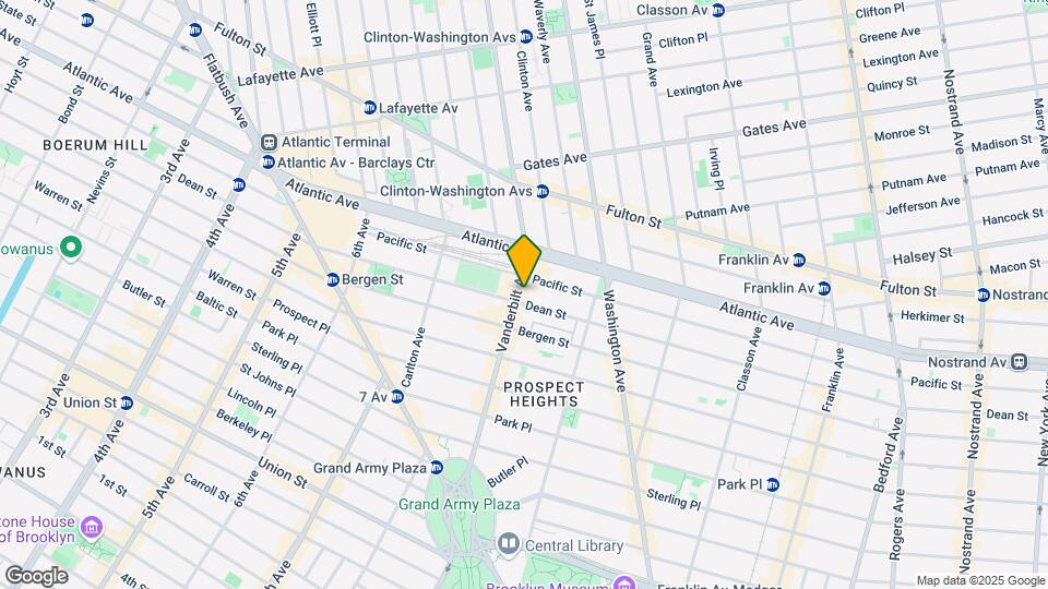 579 Vanderbilt Ave Mapa y Detalles de la Ubicación