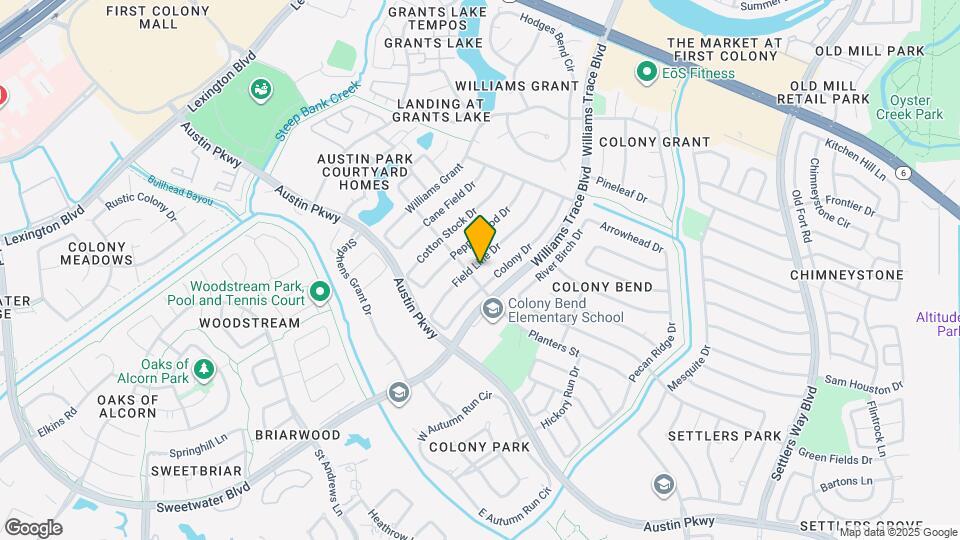 2847 Field Line Dr Map and Location Details