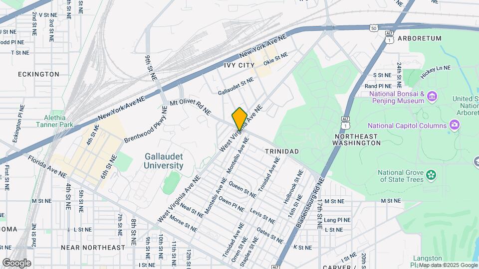 1719 W Virginia Ave NE Map and Location Details
