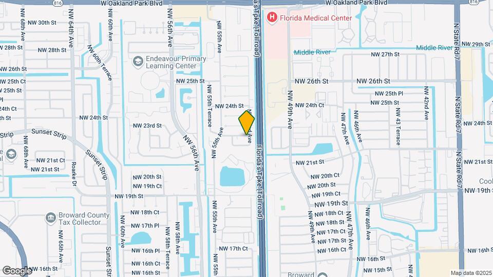 5200 NW 22nd St Map and Location Details