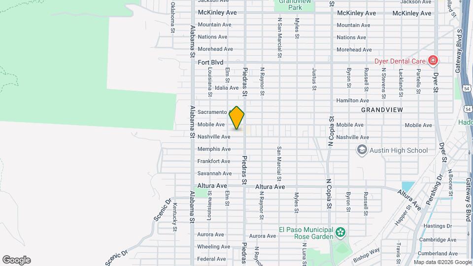 2817 Nashville Ave Map and Location Details