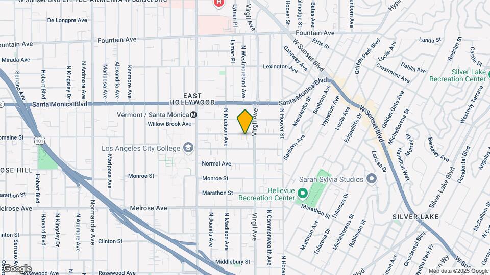 4320 Lockwood Ave Map and Location Details