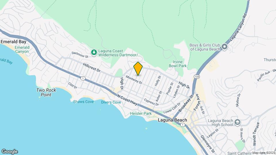 421 Myrtle St Map and Location Details