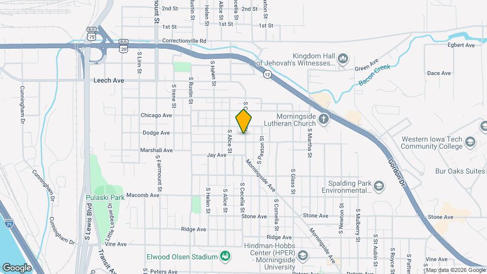 3117 Marshall Ave Map and Location Details