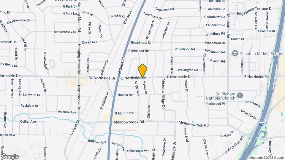 325 E Northside Dr Map and Location Details