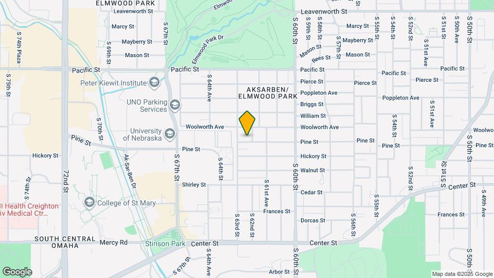 6262 Pine St Map and Location Details