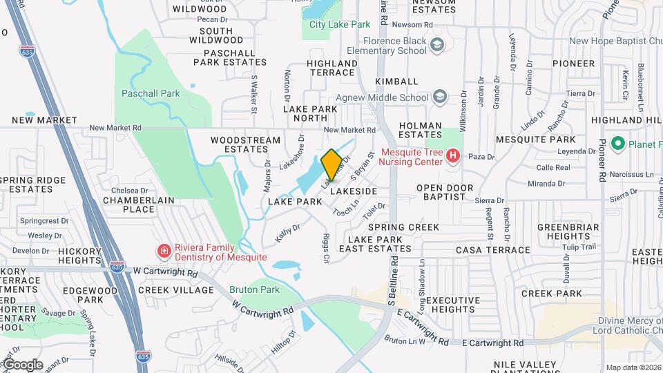 1128 Lakeview Dr Map and Location Details