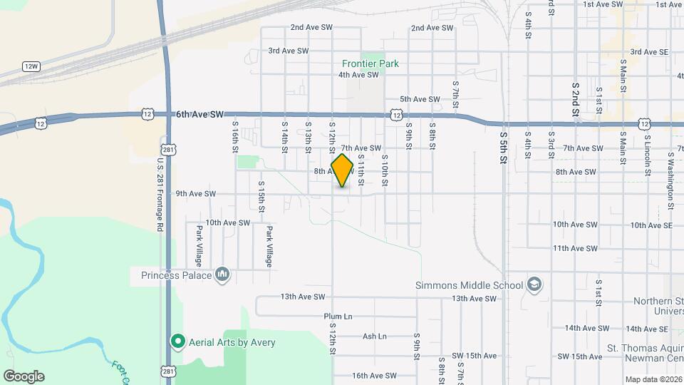 1122 9th Ave SW Mapa y Detalles de la Ubicación