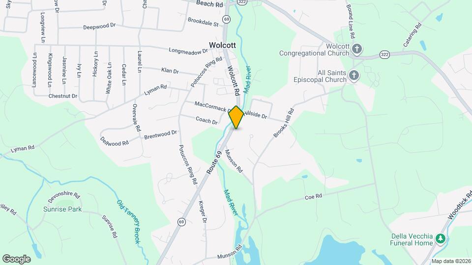 608 Wolcott Rd, Unit 608-1 Wolcott Rd. Wolcott, CT 06716 Mapa y Detalles de la Ubicación
