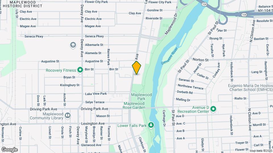 1040 Lake Ave Mapa y Detalles de la Ubicación