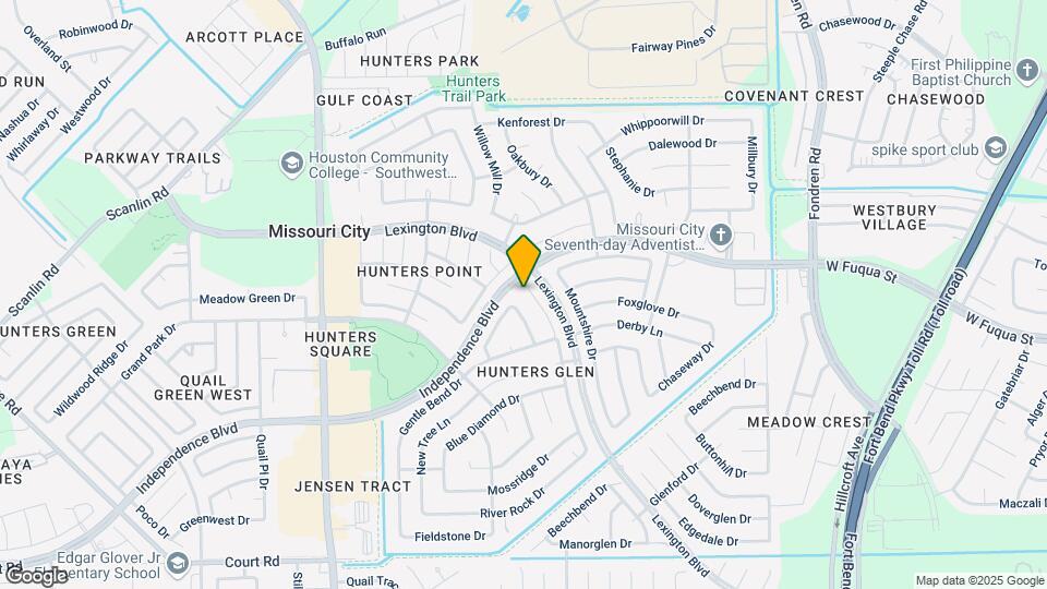 1910 Hammerwood Dr Map and Location Details