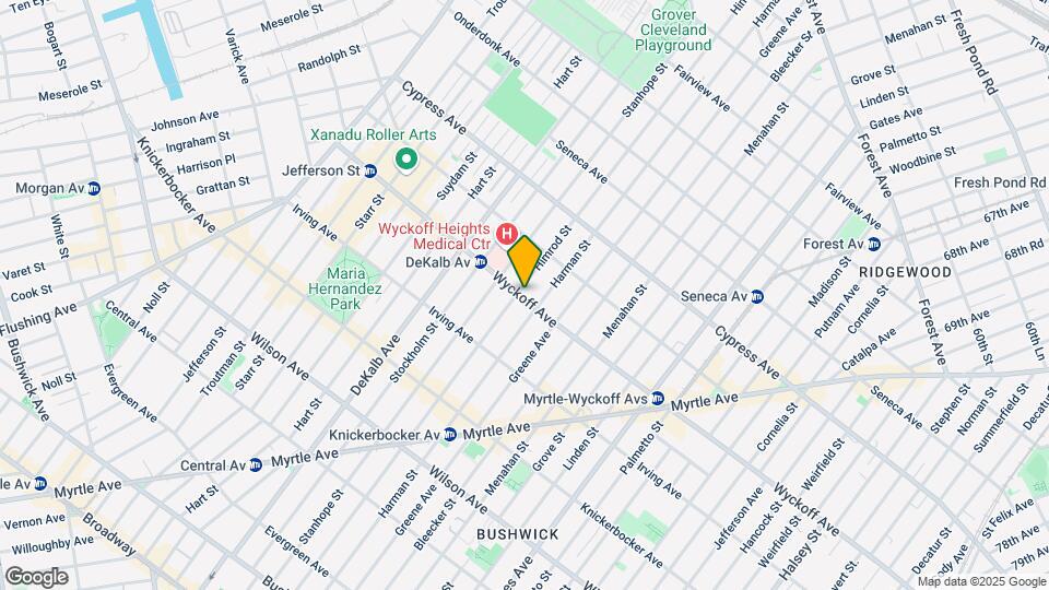 185 Wyckoff Ave Map and Location Details
