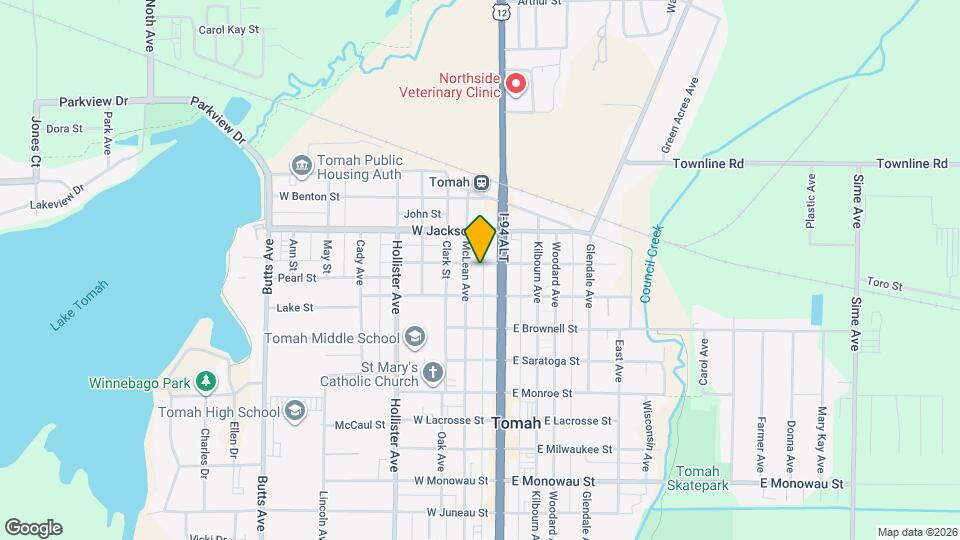 116 W Nott St Map and Location Details