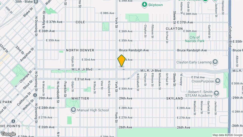 3205 N Josephine St Map and Location Details