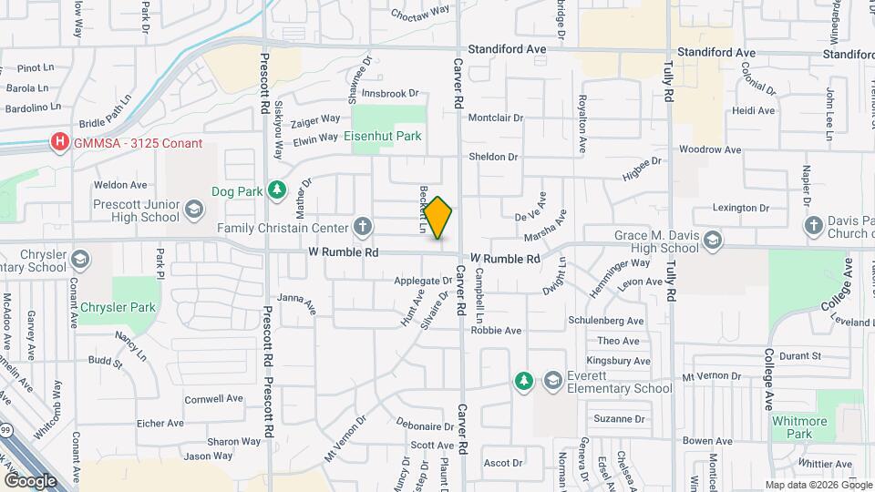 3003 Radnor Way Map and Location Details