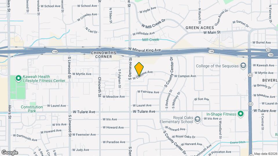 3527-3549 W Campus Ave. Map and Location Details