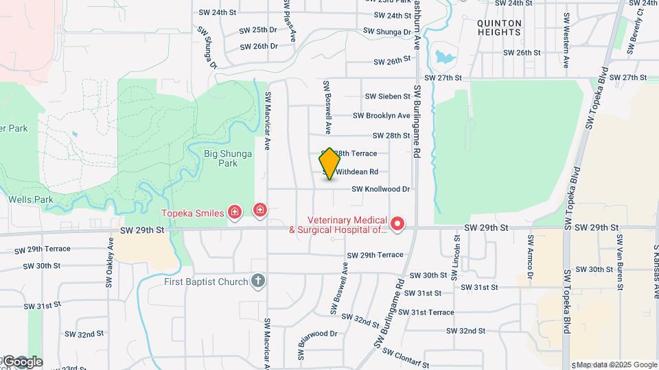 1654 SW Knollwood Dr Map and Location Details