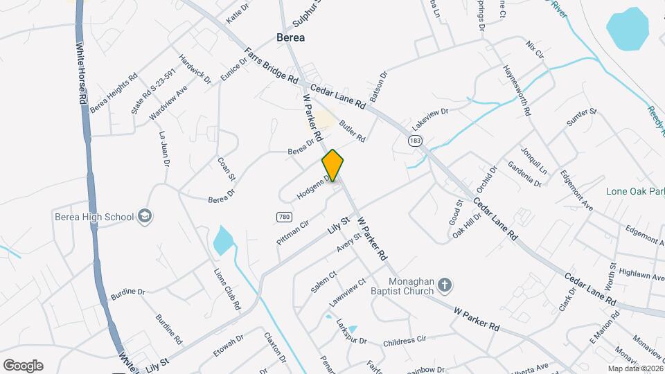 2001 W Parker Rd Map and Location Details