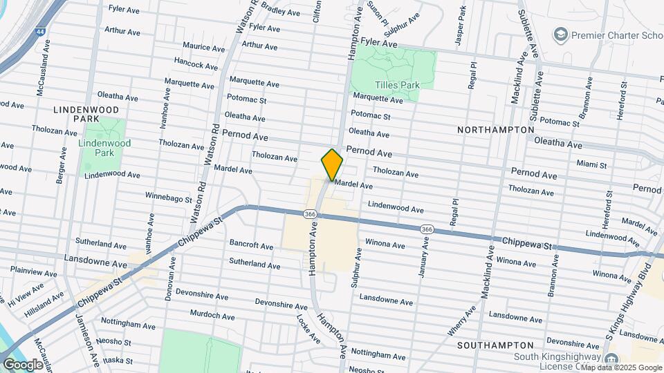 3800 Hampton Ave Mapa y Detalles de la Ubicación
