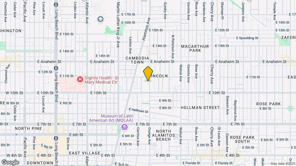 1061 Orange Ave Mapa y Detalles de la Ubicación