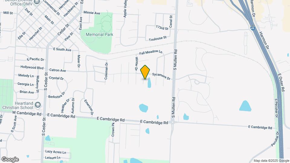 707 Poplar Cir Map and Location Details