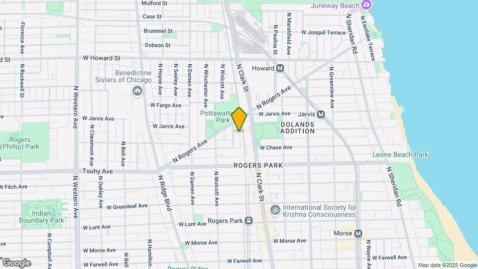 7325 N Honore St Mapa y Detalles de la Ubicación