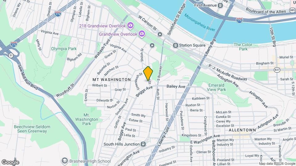 348-350-350 Wyoming St Mapa y Detalles de la Ubicación