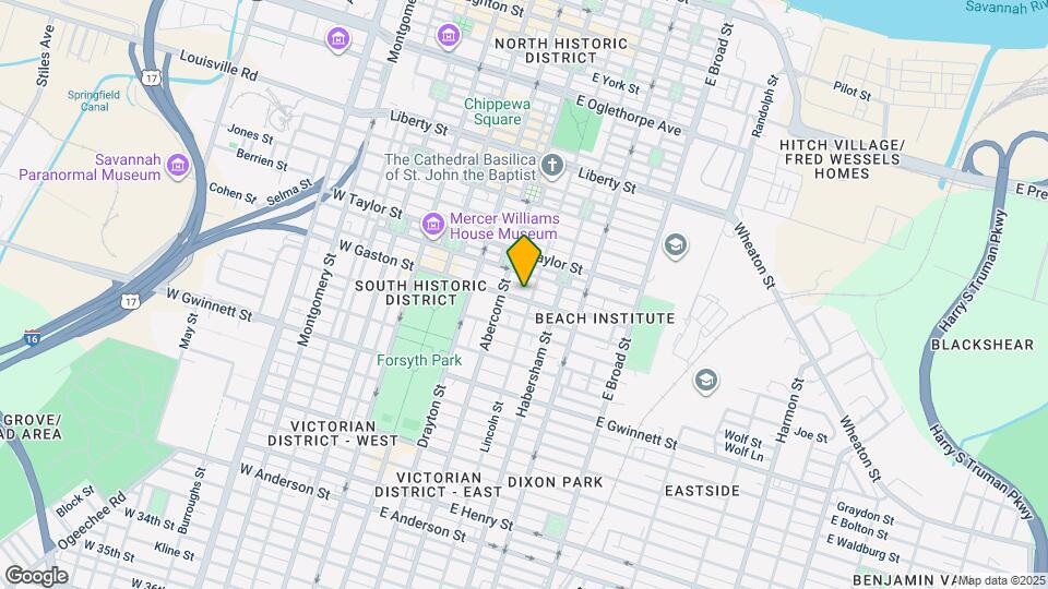 216 E Gaston St Map and Location Details