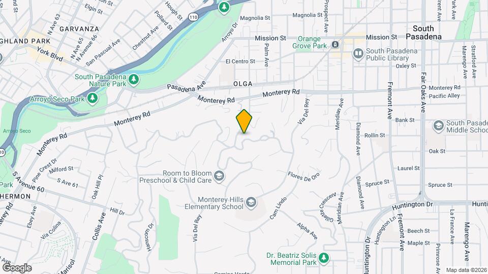 534 Alta Vista Ave Map and Location Details