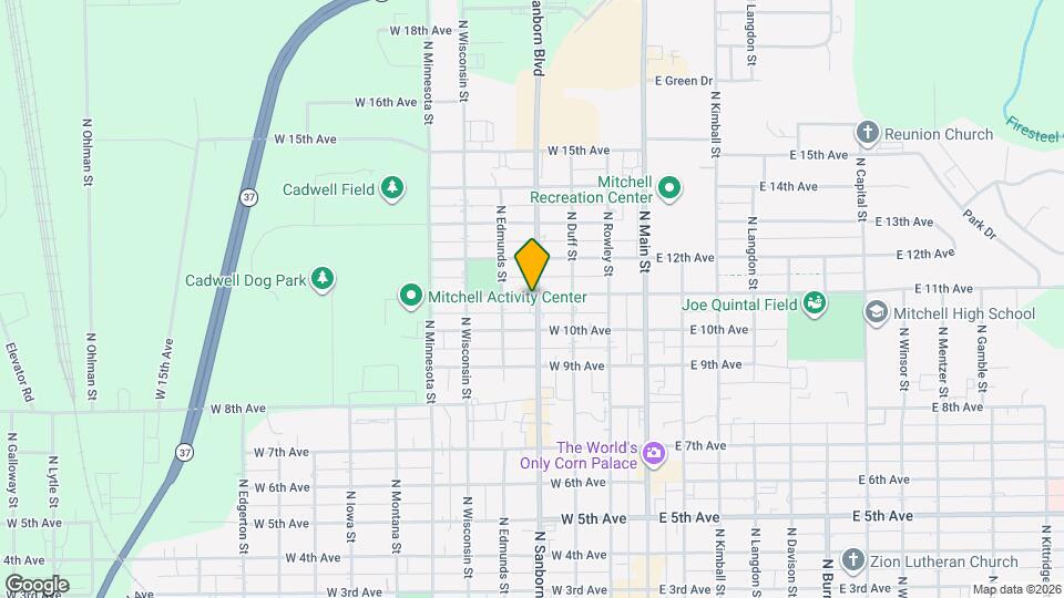 401 W 11th Ave Map and Location Details