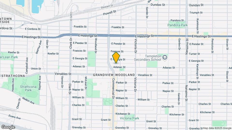 1765 Adanac St Map and Location Details