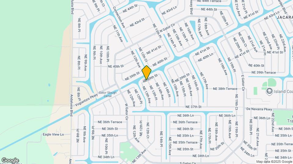 3756 NE 13th Pl Map and Location Details