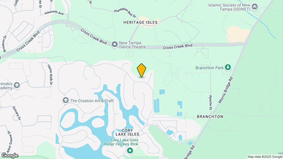 10882 Cory Lake Dr Map and Location Details