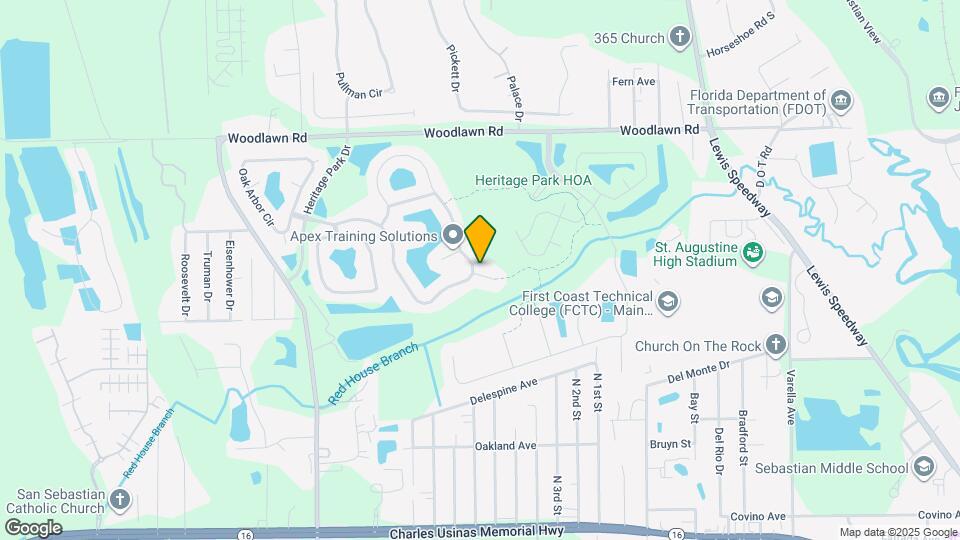 731 E Red House Branch Rd Map and Location Details