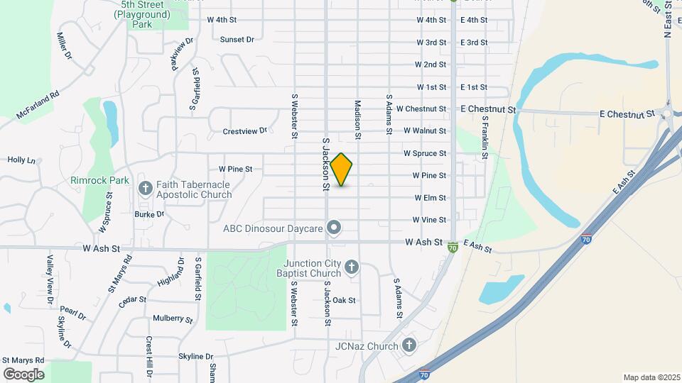 420 W Elm St Map and Location Details