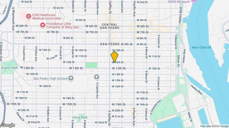 663 W 12th St Map and Location Details