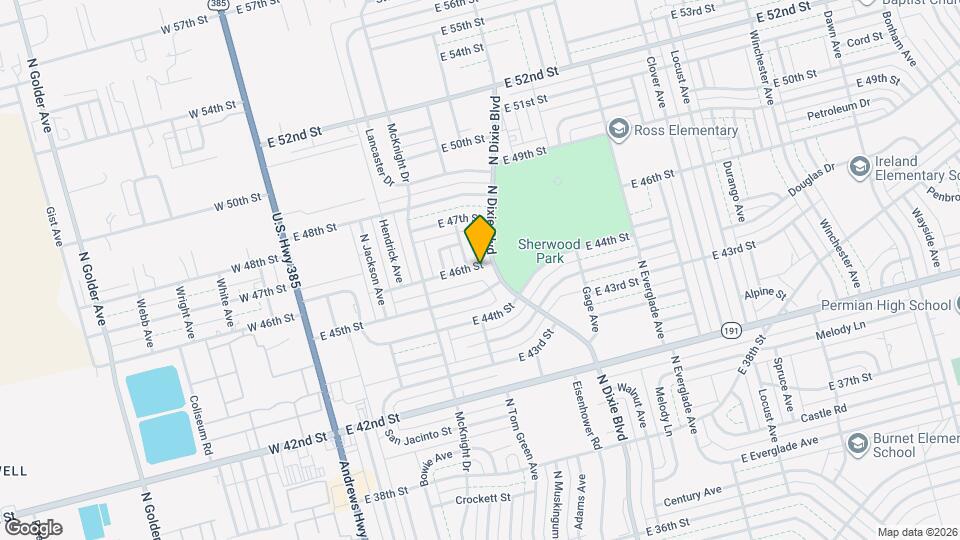 422 E 46th St Map and Location Details