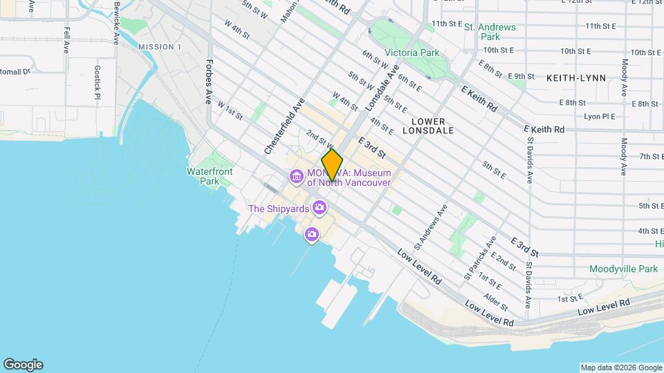 111 1st St E, Unit 1103 Map and Location Details