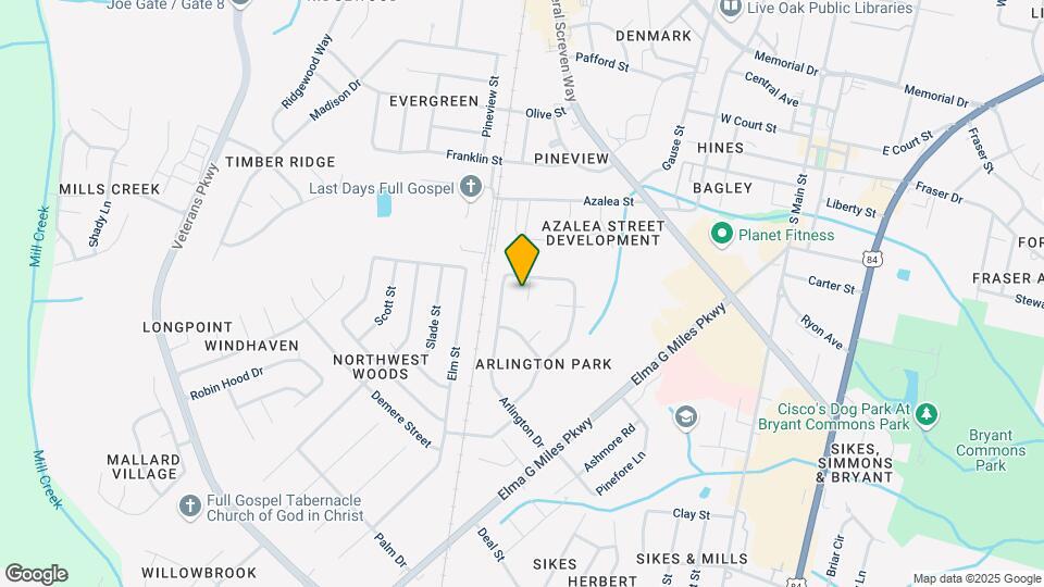 552 Brockington Cir Mapa y Detalles de la Ubicación