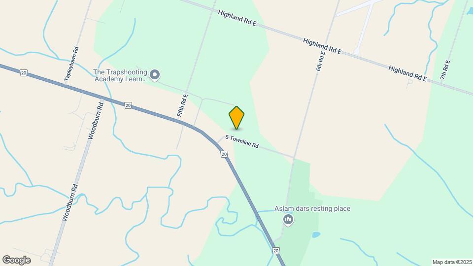 617 S Townline Rd Map and Location Details
