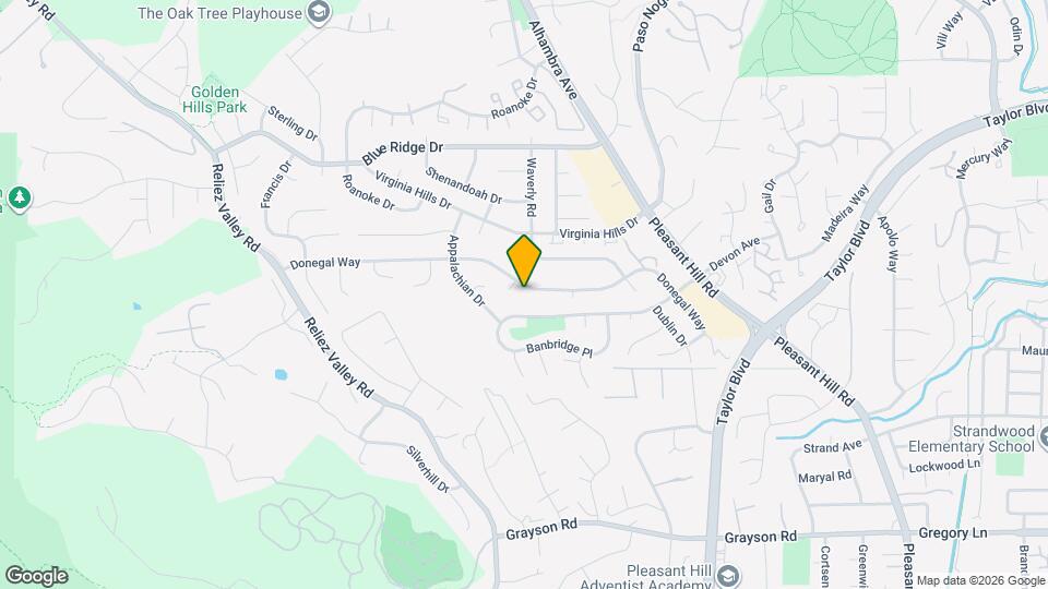 235 Donegal Way Map and Location Details