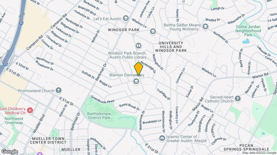 5500 Westminster Dr Map and Location Details