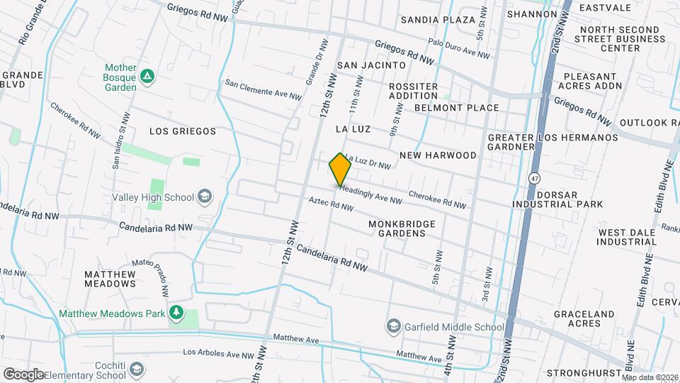 1020 Headingly Ave NW Mapa y Detalles de la Ubicación