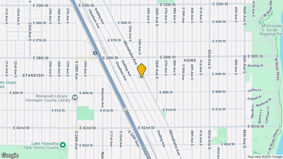 3912 Minnehaha Ave Apartments Map and Location Details