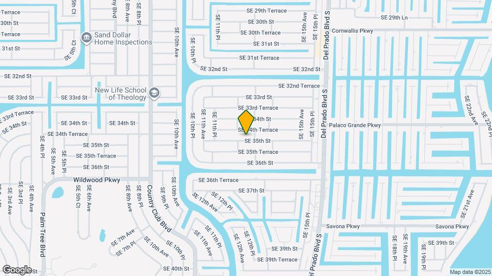 1211 SE 35th St Map and Location Details