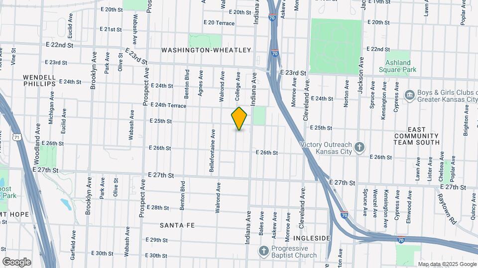 2519 College Ave Map and Location Details