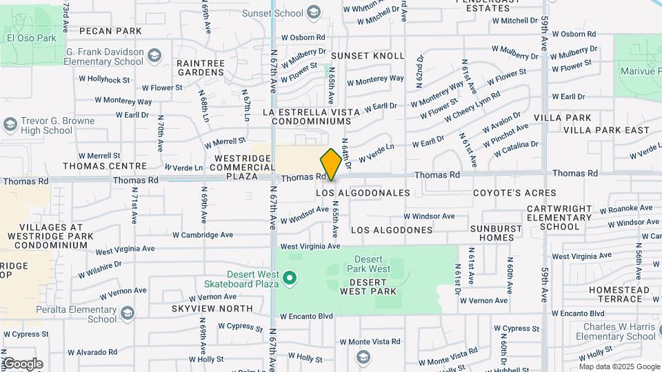 2842 N 65th Ave Map and Location Details